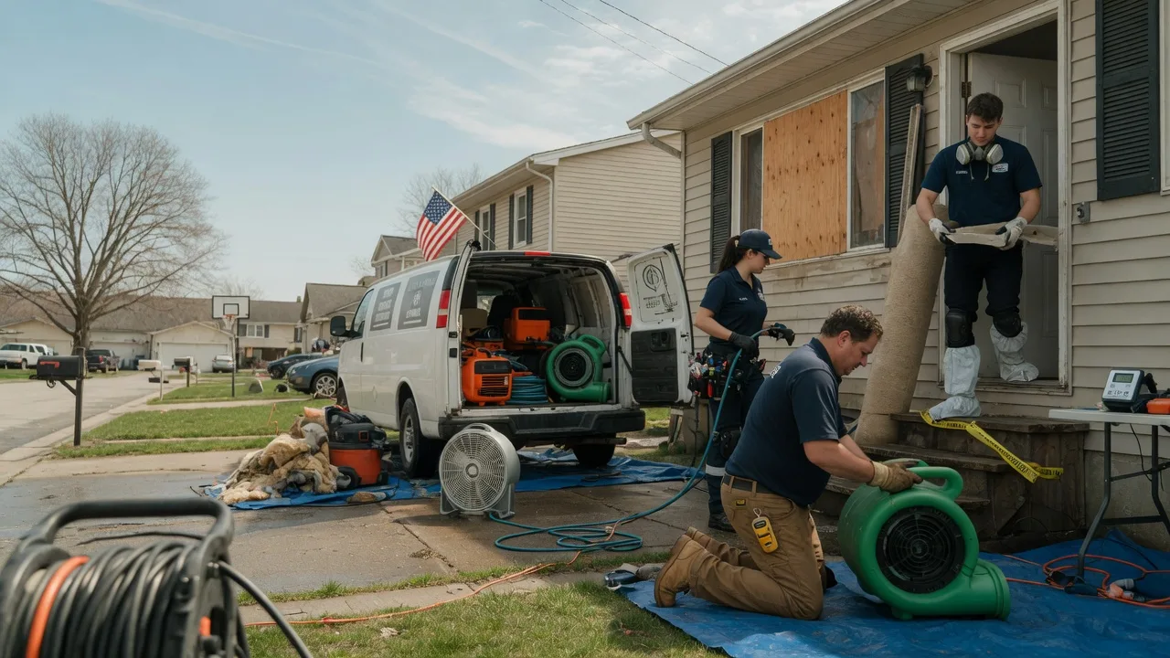 Water Damage Restoration in Prairie Creek, IN near me